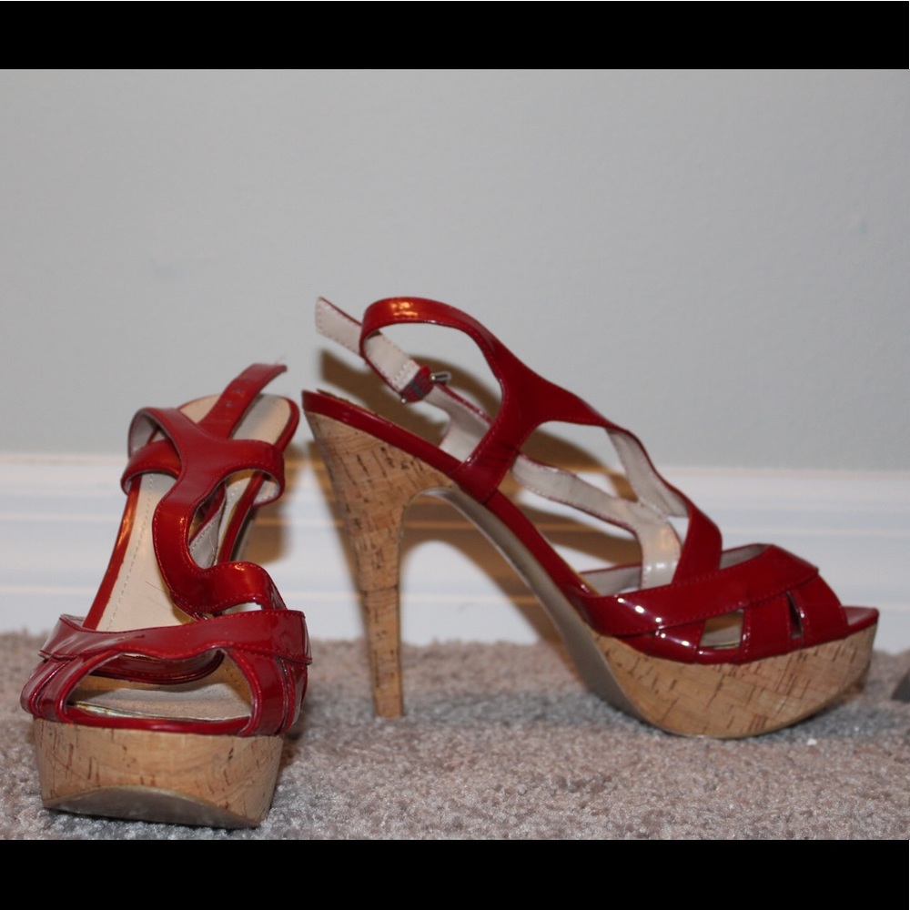 GUESS Open Toe Heels